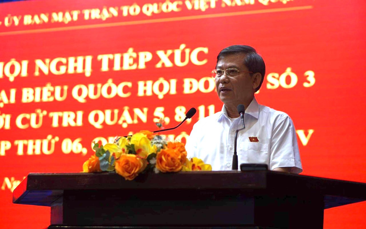 Cử tri quan tâm nhiều vụ án "nóng" ở TP HCM