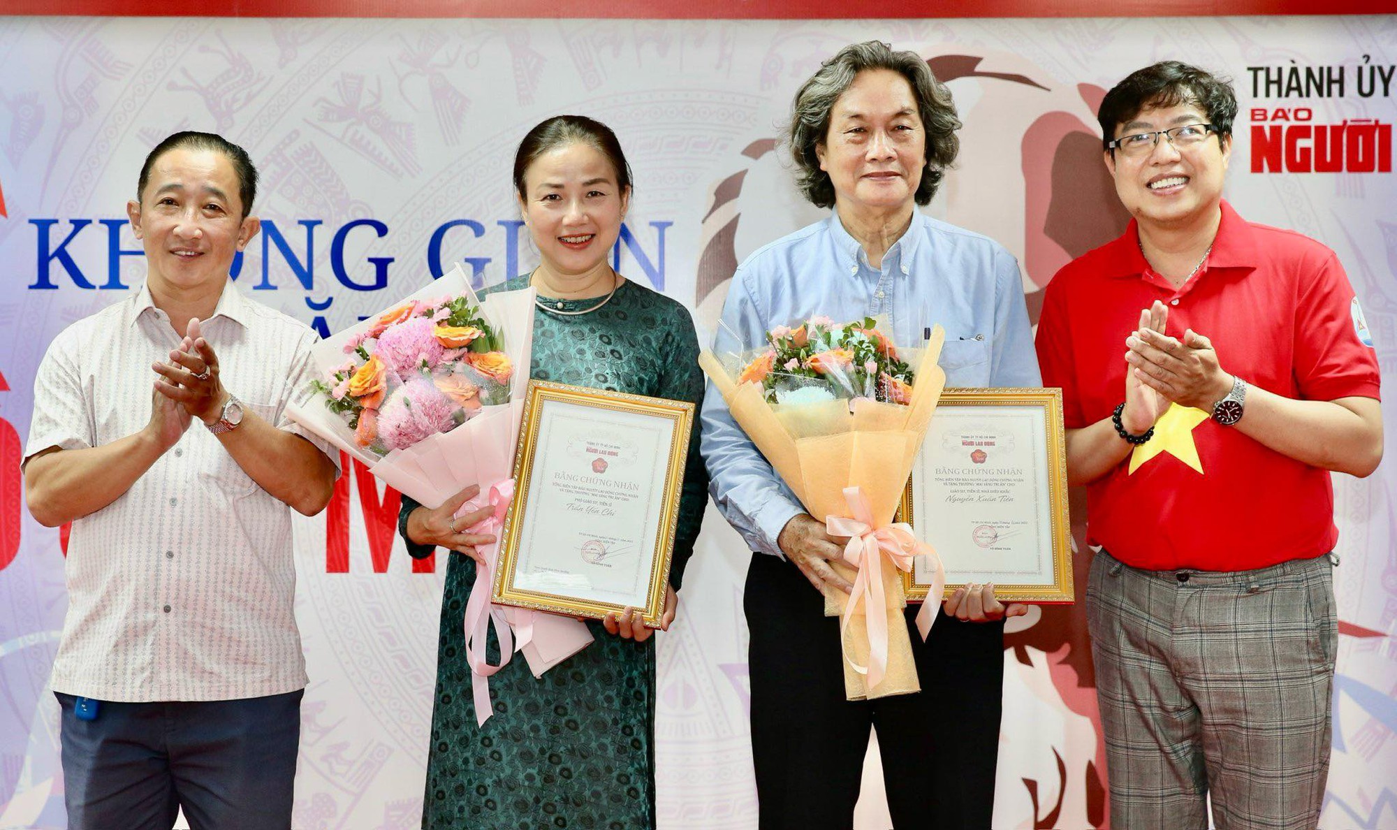 "Mai Vàng tri ân" trao tặng quà 3 nhà trí thức, nhiếp ảnh tại TP HCM- Ảnh 1.