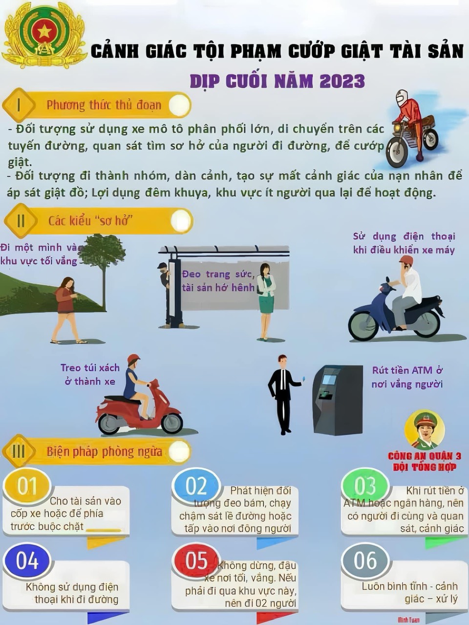 TP HCM: C&ocirc;ng an "đọc chi&ecirc;u tr&ograve;" của cướp giật- Ảnh 1.