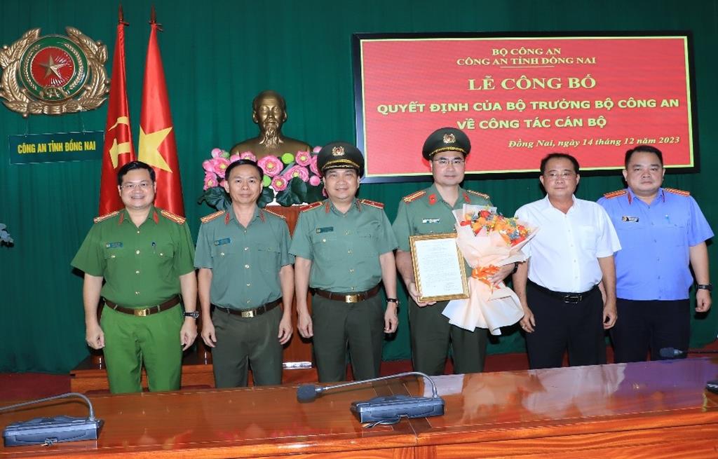 Bổ nhiệm Thủ trưởng Cơ quan An ninh điều tra C&ocirc;ng an tỉnh Đồng Nai- Ảnh 1.
