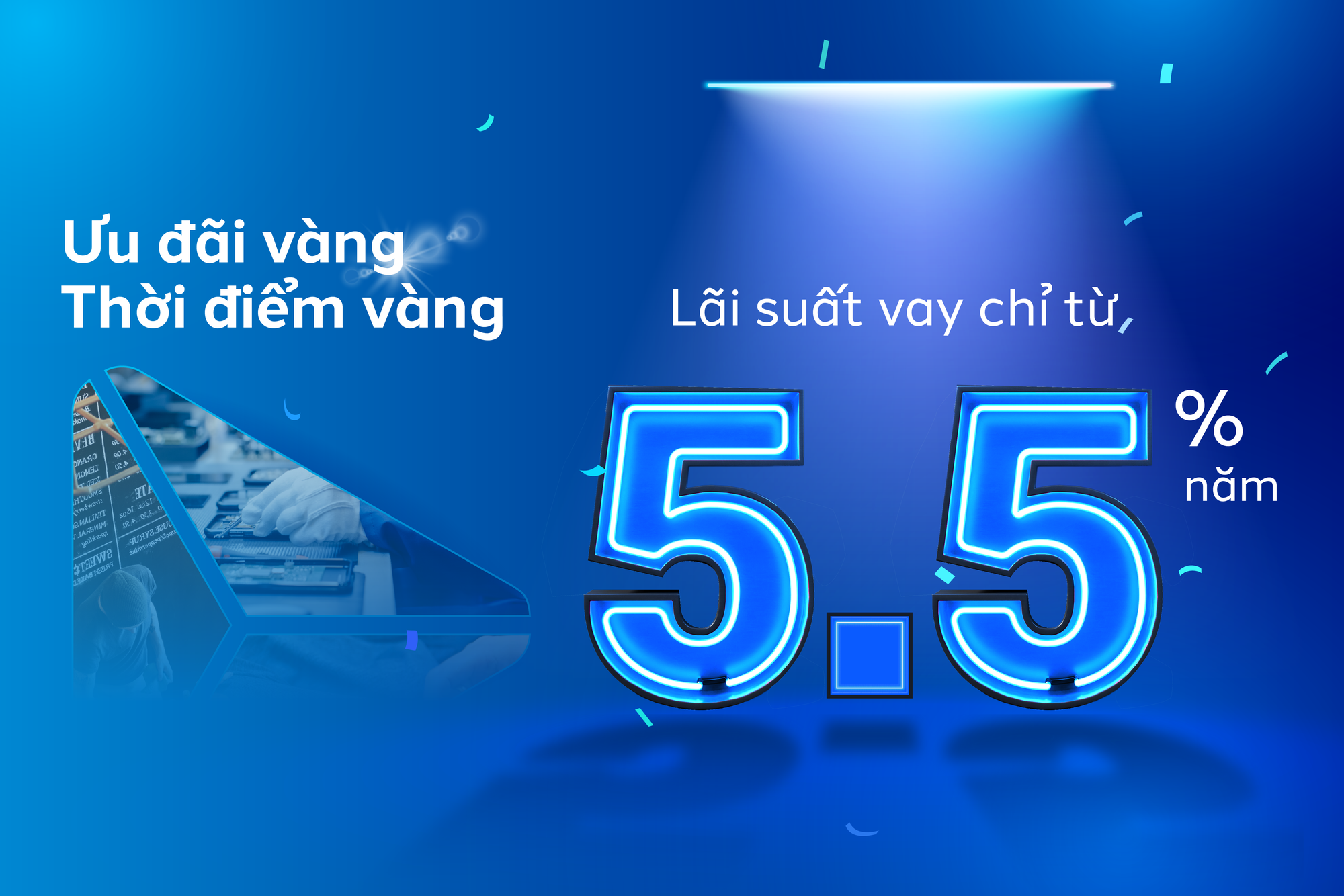 BVBank triển khai g&oacute;i vay 3.000 tỉ đồng, l&atilde;i suất chỉ từ 5,5%/năm- Ảnh 1.