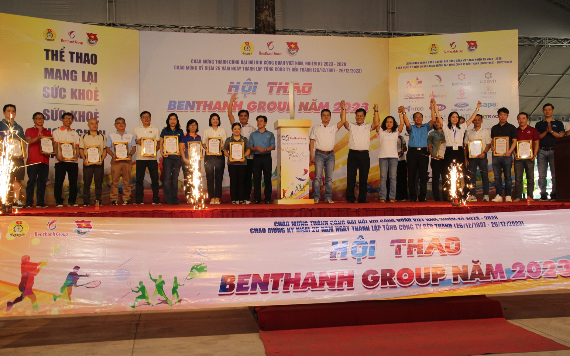 700 VĐV tham gia Hội thao Benthanh Group