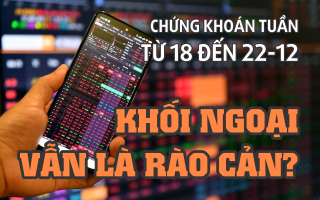 Chứng khoán tuần tới (18 đến 22-12): Khối ngoại vẫn là rào cản?