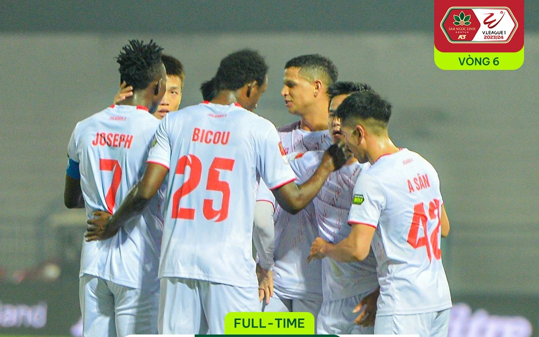 Thắng ngược Khánh Hòa, Hải Phòng FC chen chân vào tốp 4
