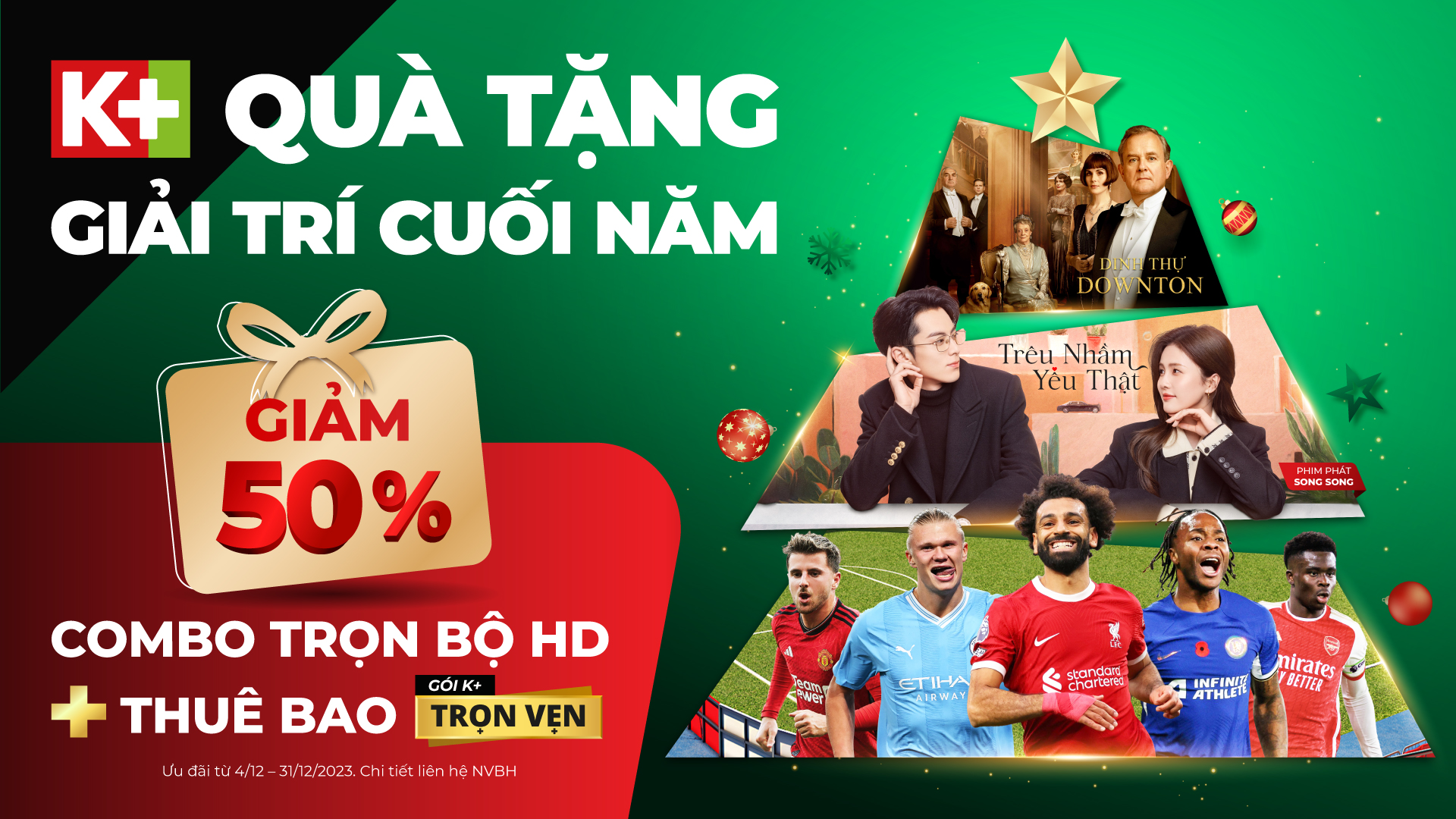 K+ tung ưu đãi khủng cùng loạt quà tặng giải trí cuối năm tri ân khách hàng- Ảnh 1.