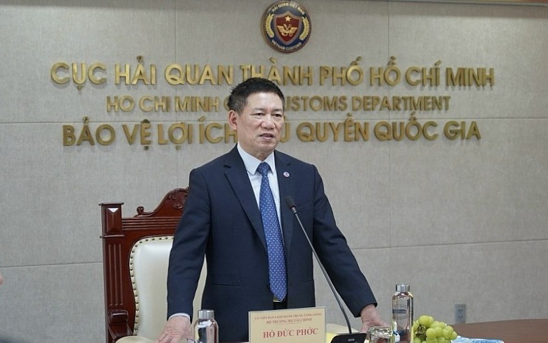 Bộ trưởng Hồ Đức Phớc làm việc với Cục Hải quan TP HCM