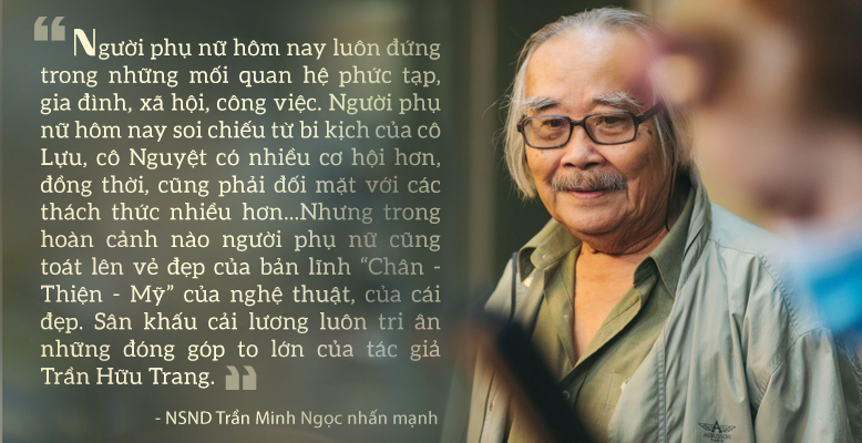 NSND Trần Minh Ngọc nhận xét về tác phẩm Đời cô Lựu, Tô Ánh Nguyệt