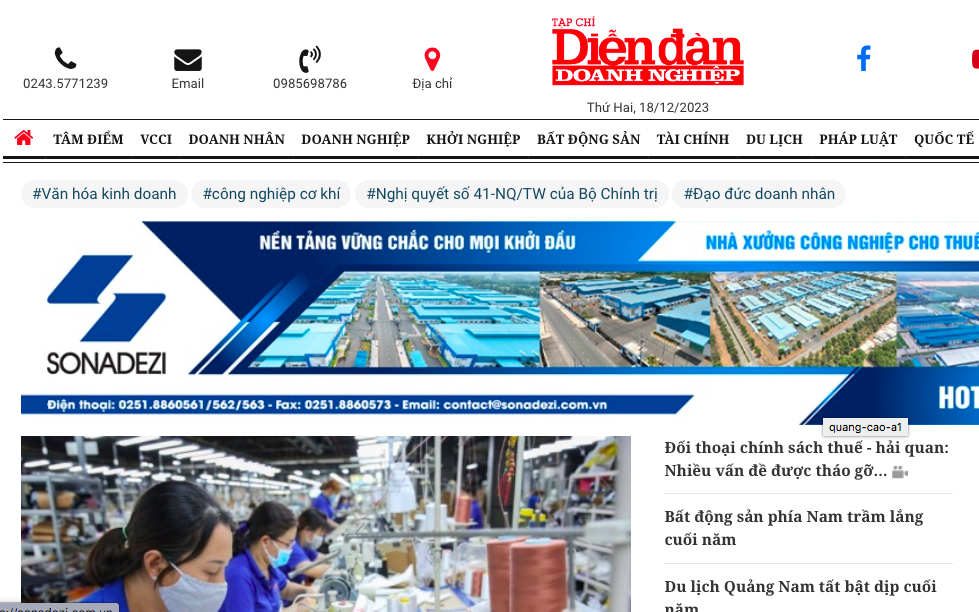 Tạp chí Diễn đàn doanh nghiệp bị phạt hơn 252 triệu đồng
