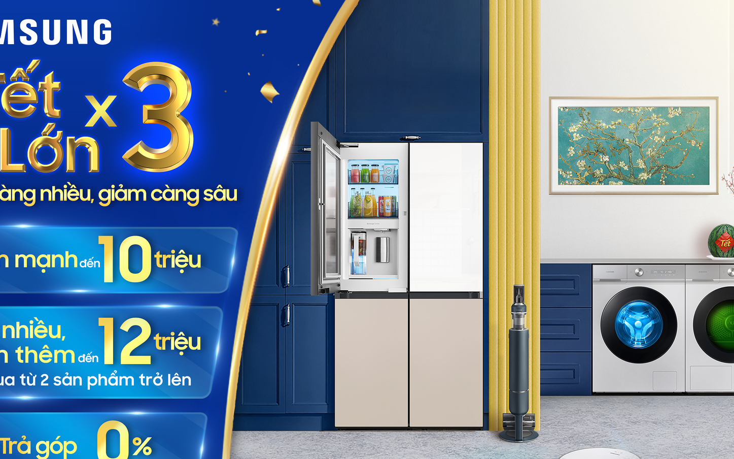 Đón Tết lớn - “Mua càng nhiều, giảm càng sâu” cùng Samsung