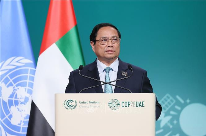 Thủ tướng ph&aacute;t biểu tại COP28: Đ&atilde; n&oacute;i l&agrave; l&agrave;m, đ&atilde; cam kết phải thực hiện- Ảnh 2.