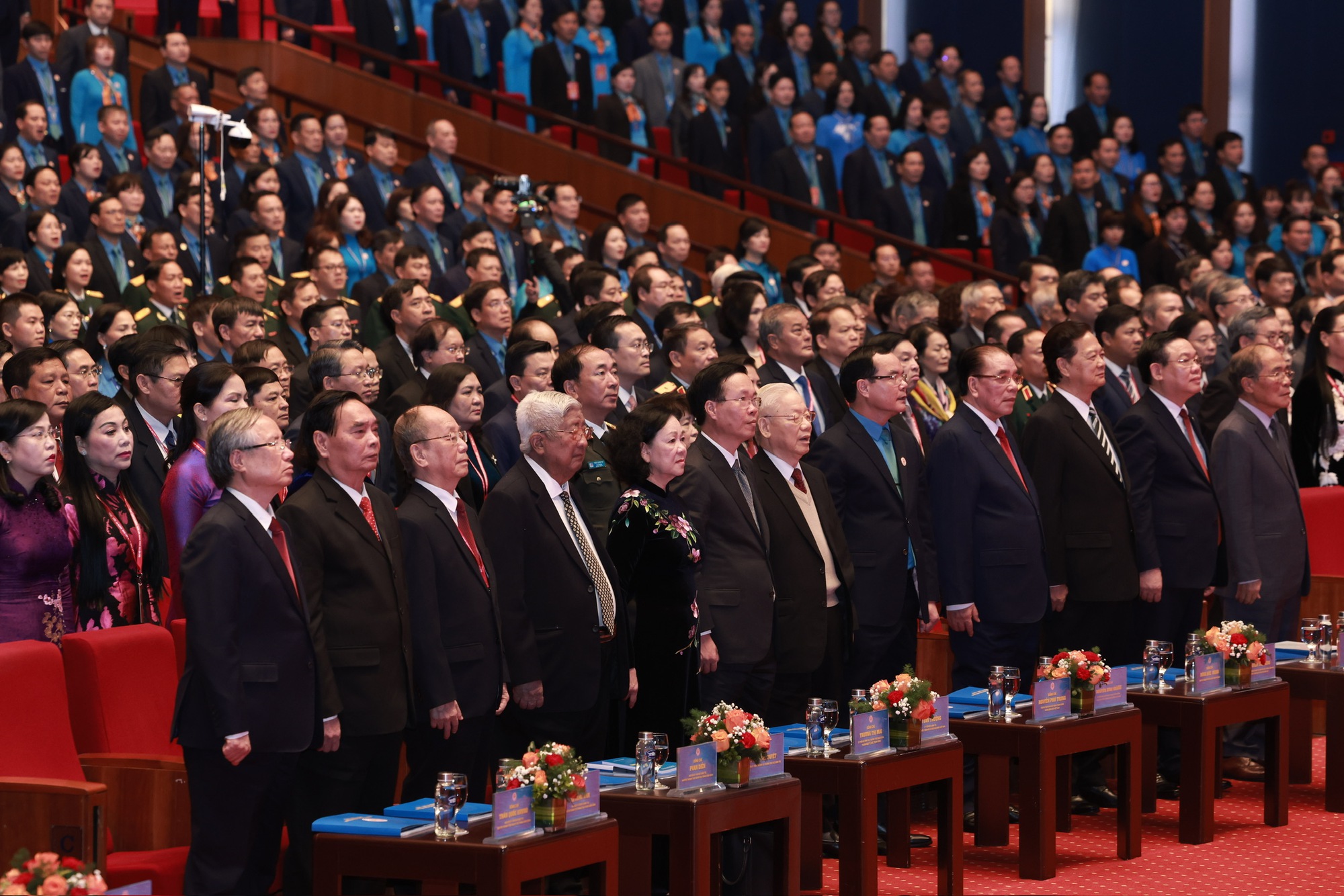 Tổng B&iacute; thư Nguyễn Ph&uacute; Trọng dự v&agrave; chỉ đạo Đại hội XIII C&ocirc;ng đo&agrave;n Việt Nam- Ảnh 2.
