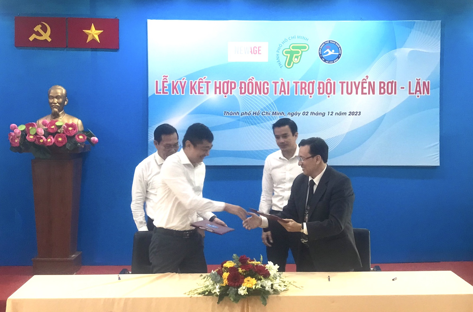 New Age Sports tài trợ cho đội tuyển bơi-lặn TP HCM- Ảnh 1.