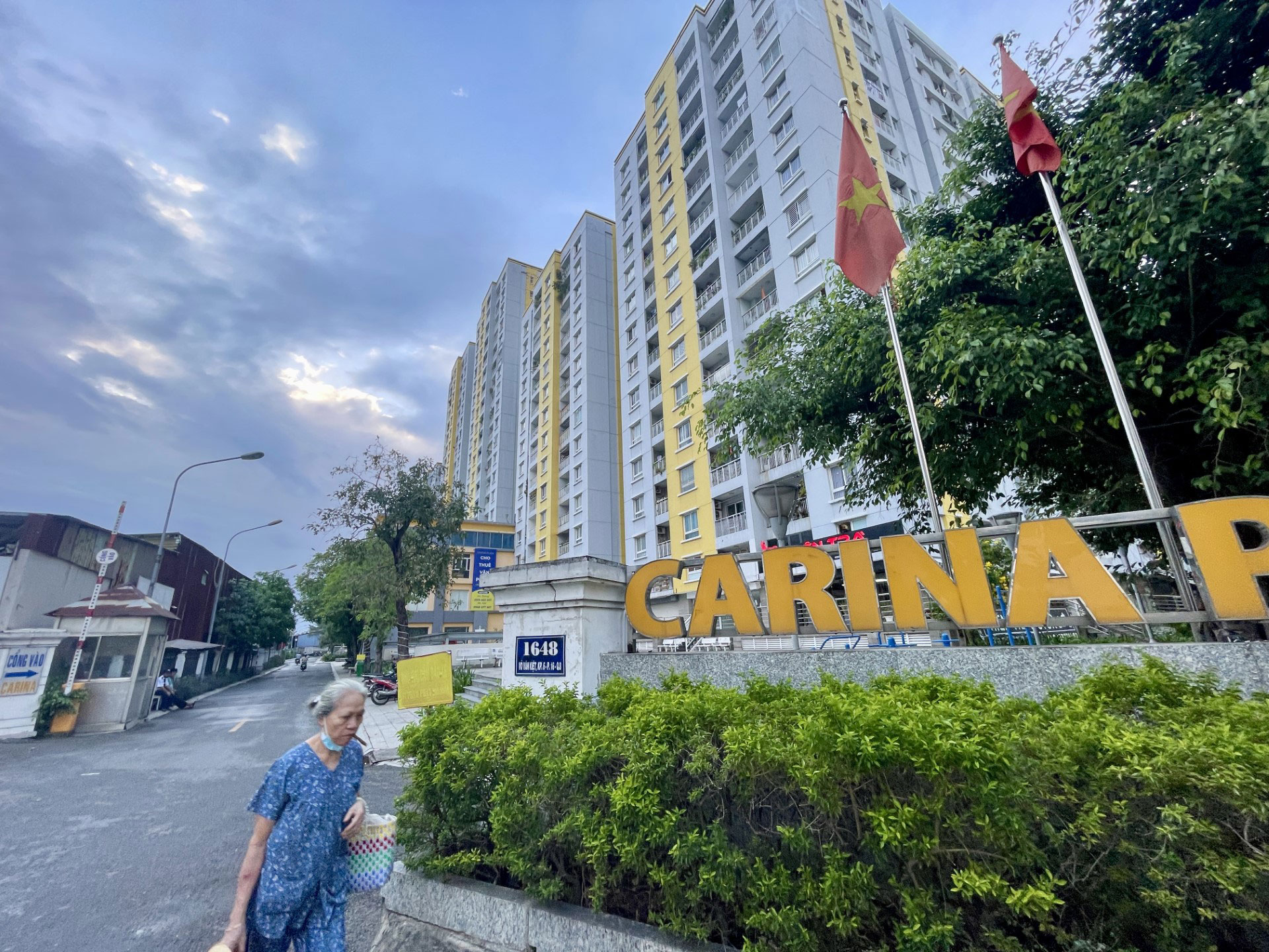 Chung cư Carina Plaza chiều 20-12