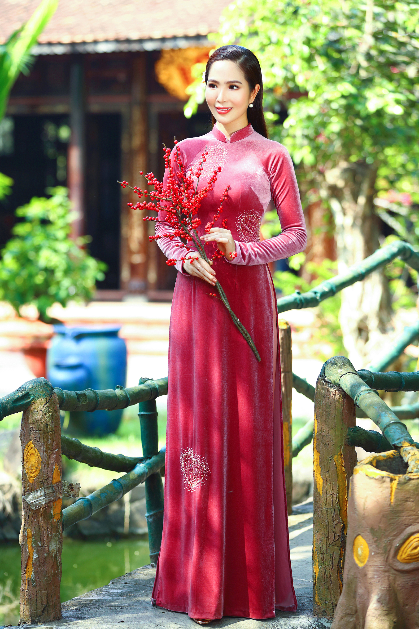 "Hoa hậu bolero" Dương Kim &Aacute;nh khoe sắc dịp Gi&aacute;ng sinh- Ảnh 9.