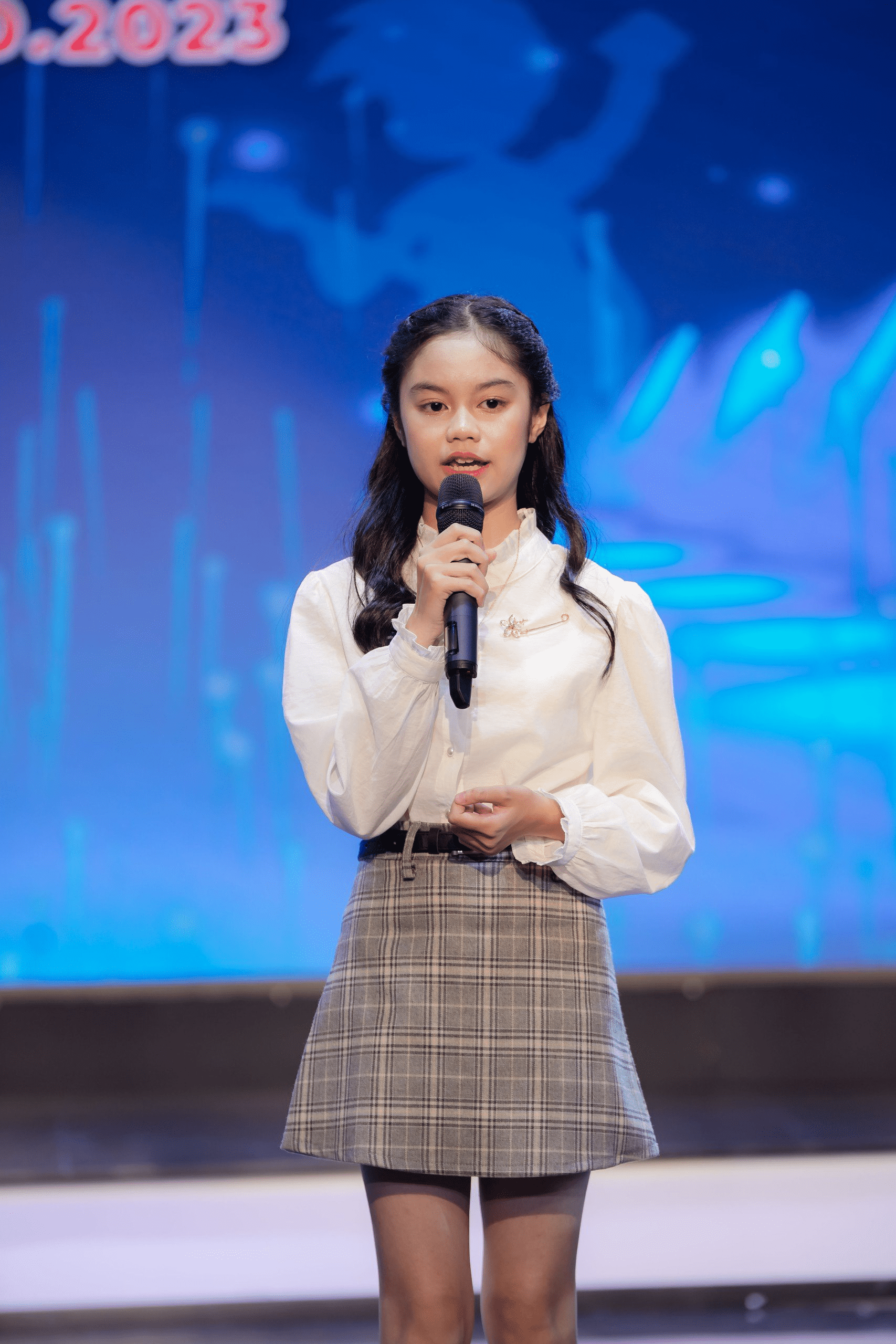 MC nh&iacute; Nguyễn Ho&agrave;ng Kim xuất sắc lọt v&agrave;o Chung kết "T&igrave;m kiếm t&agrave;i năng MC nh&iacute; 2023"- Ảnh 2.