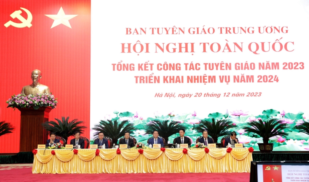 Hội nghị to&agrave;n quốc Tổng kết c&ocirc;ng t&aacute;c Tuy&ecirc;n gi&aacute;o năm 2023, triển khai nhiệm vụ năm 2024