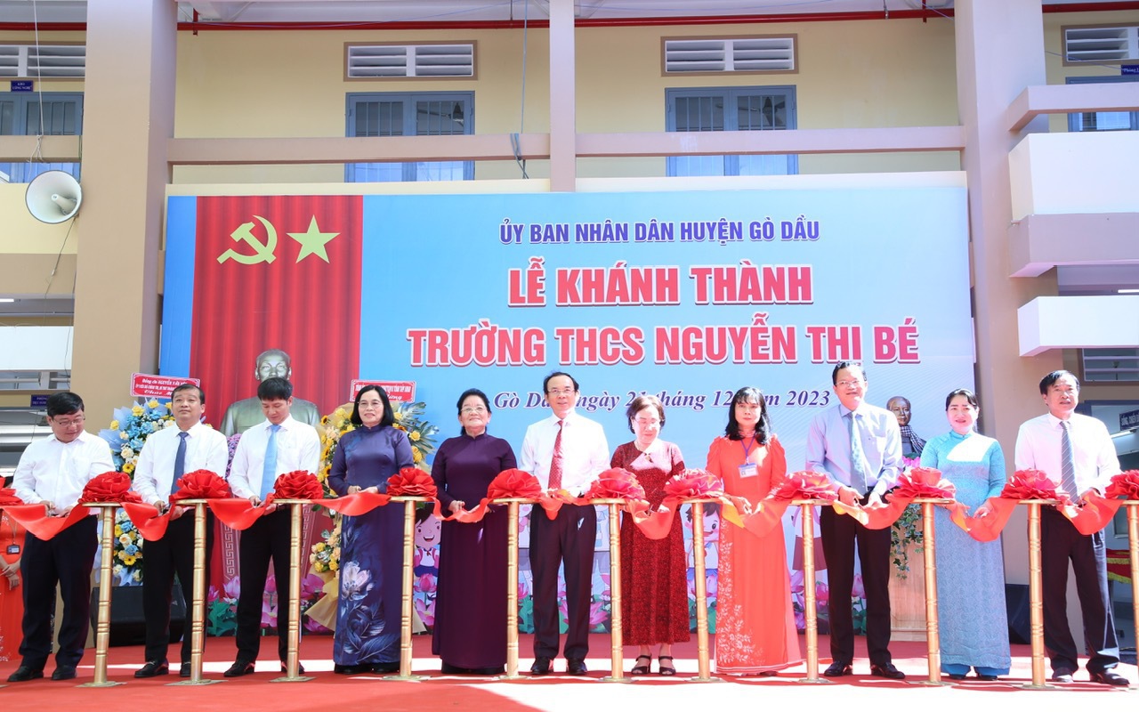 Tây Ninh: Khánh thành Trường THCS mang tên nữ anh hùng