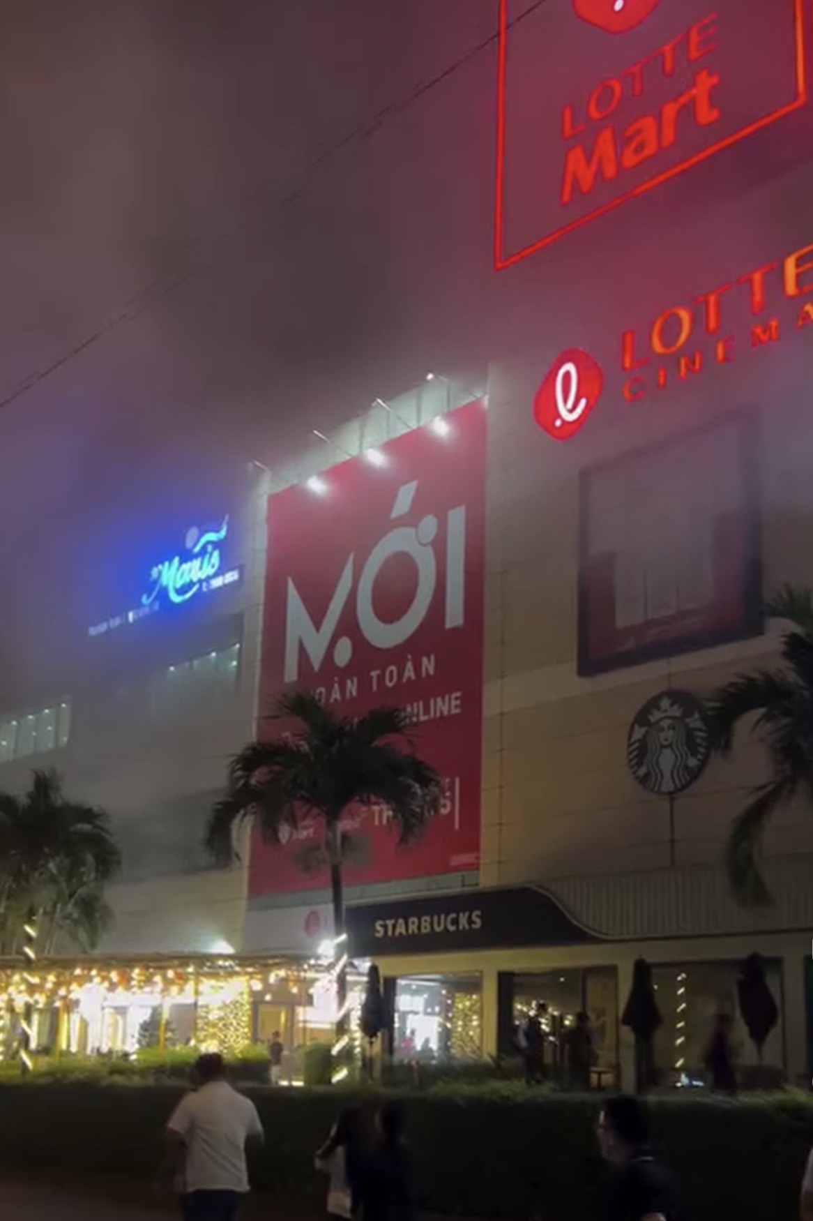 TP HCM: Cháy ở siêu thị Lotte Mart quận 7- Ảnh 1.