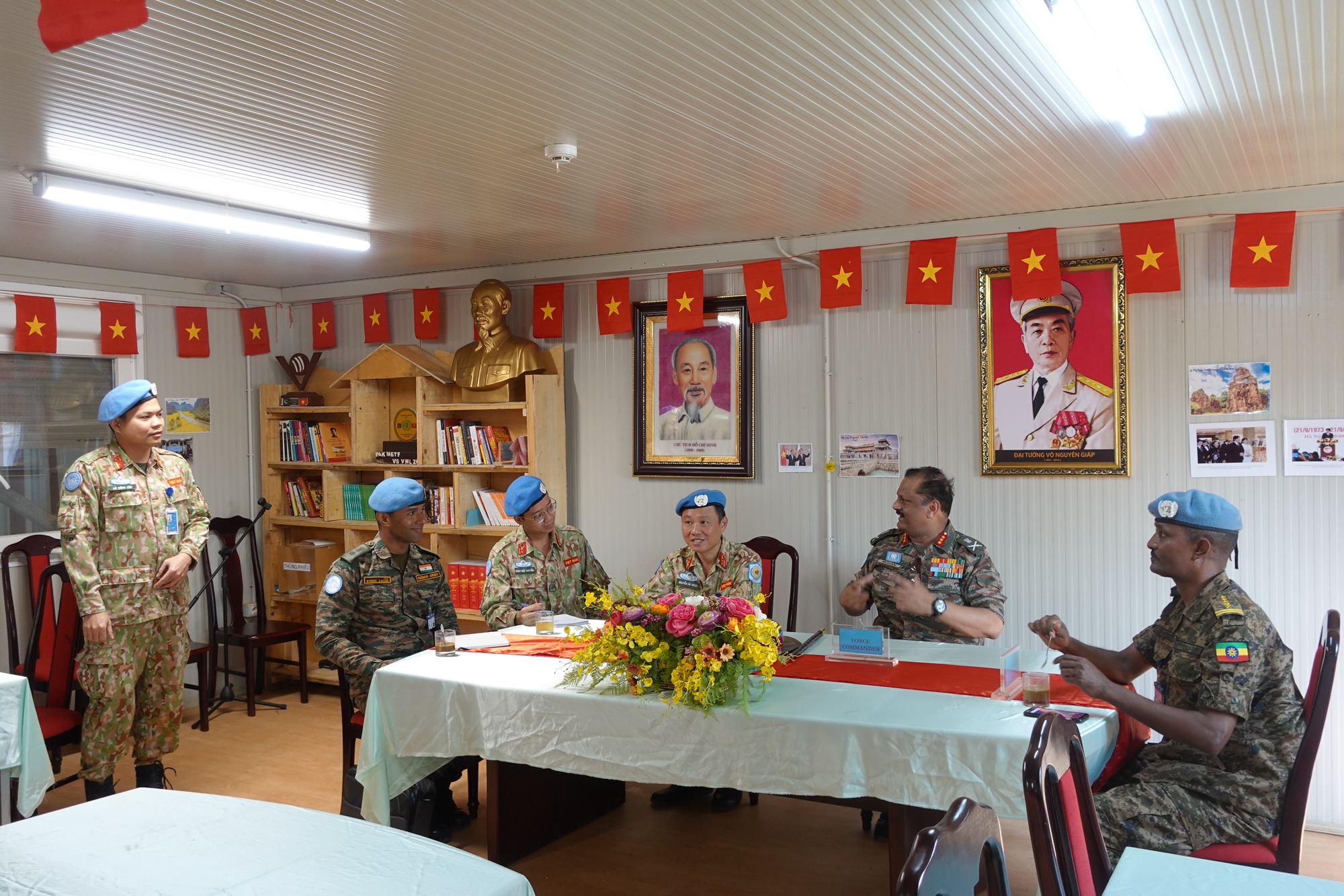 Tư lệnh Qu&acirc;n sự Ph&aacute;i bộ UNMISS ấn tượng với Qu&acirc;n đội Việt Nam- Ảnh 7.