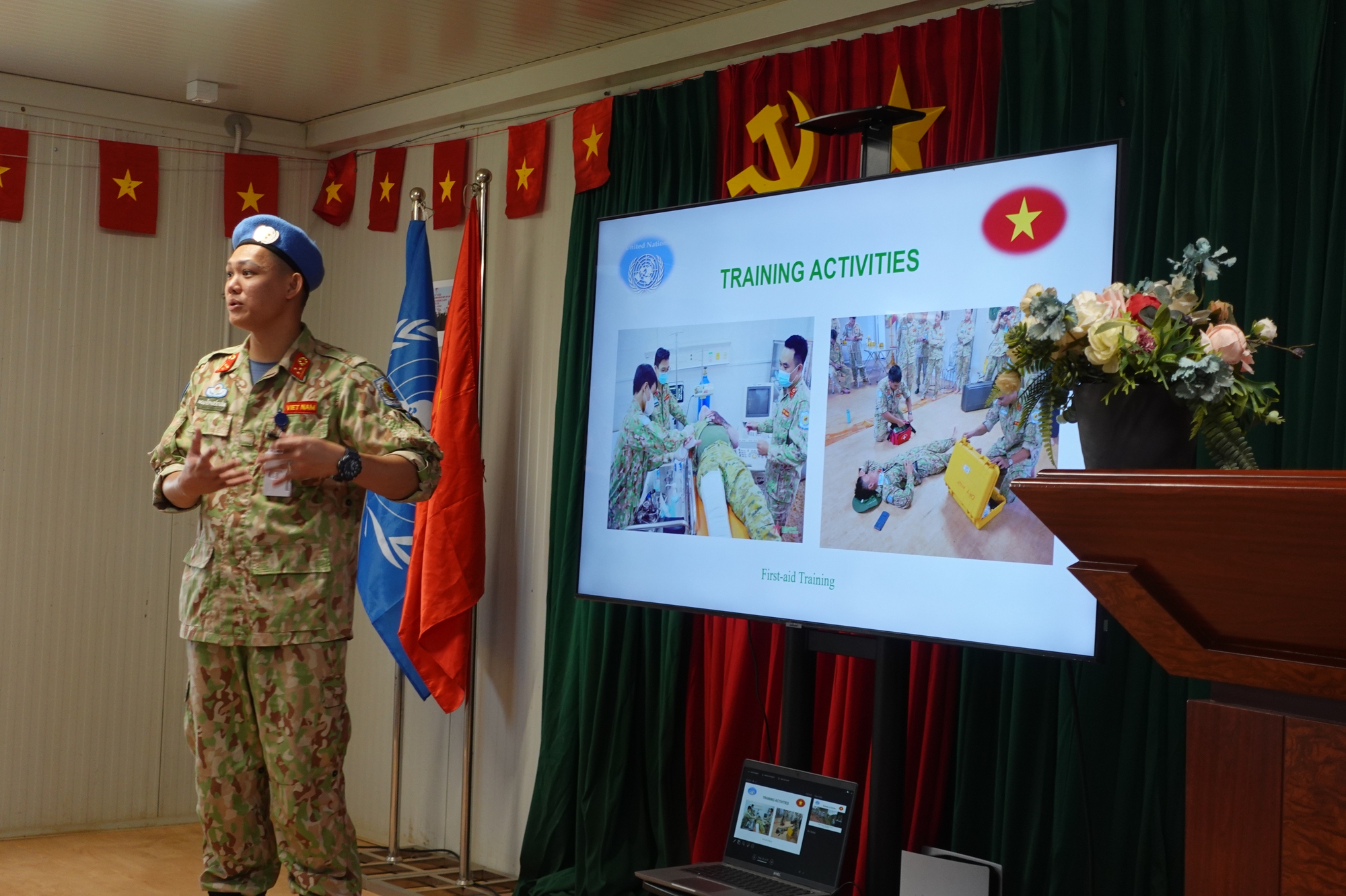 Tư lệnh Qu&acirc;n sự Ph&aacute;i bộ UNMISS ấn tượng với Qu&acirc;n đội Việt Nam- Ảnh 6.