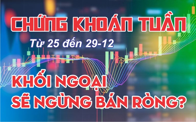 Chứng khoán tuần tới (25 đến 29-12): Khối ngoại sẽ ngừng bán ròng?