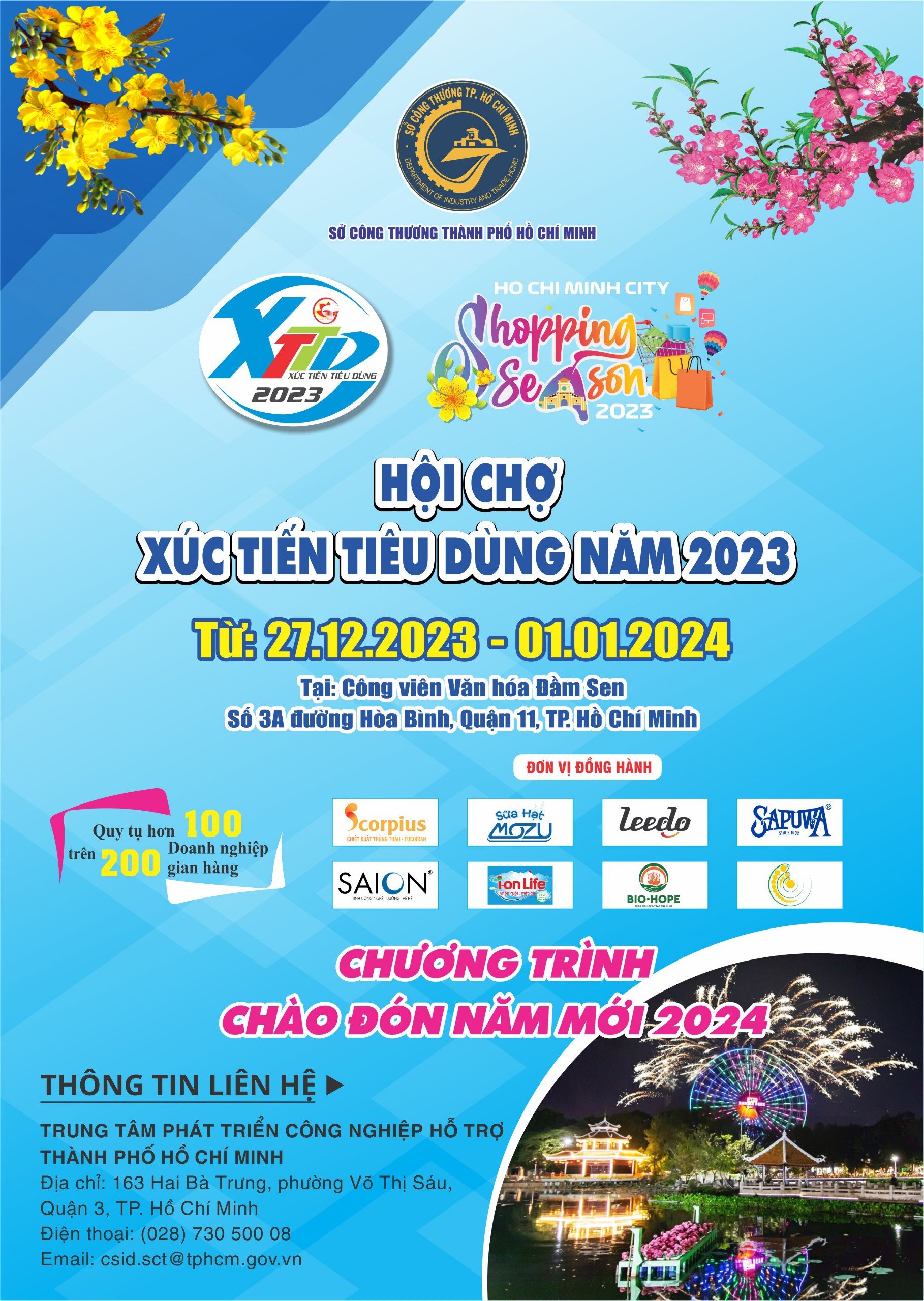 Hội chợ X&uacute;c tiến ti&ecirc;u d&ugrave;ng TP HCM năm 2023 sẽ khuyến m&atilde;i đến 70%- Ảnh 1.