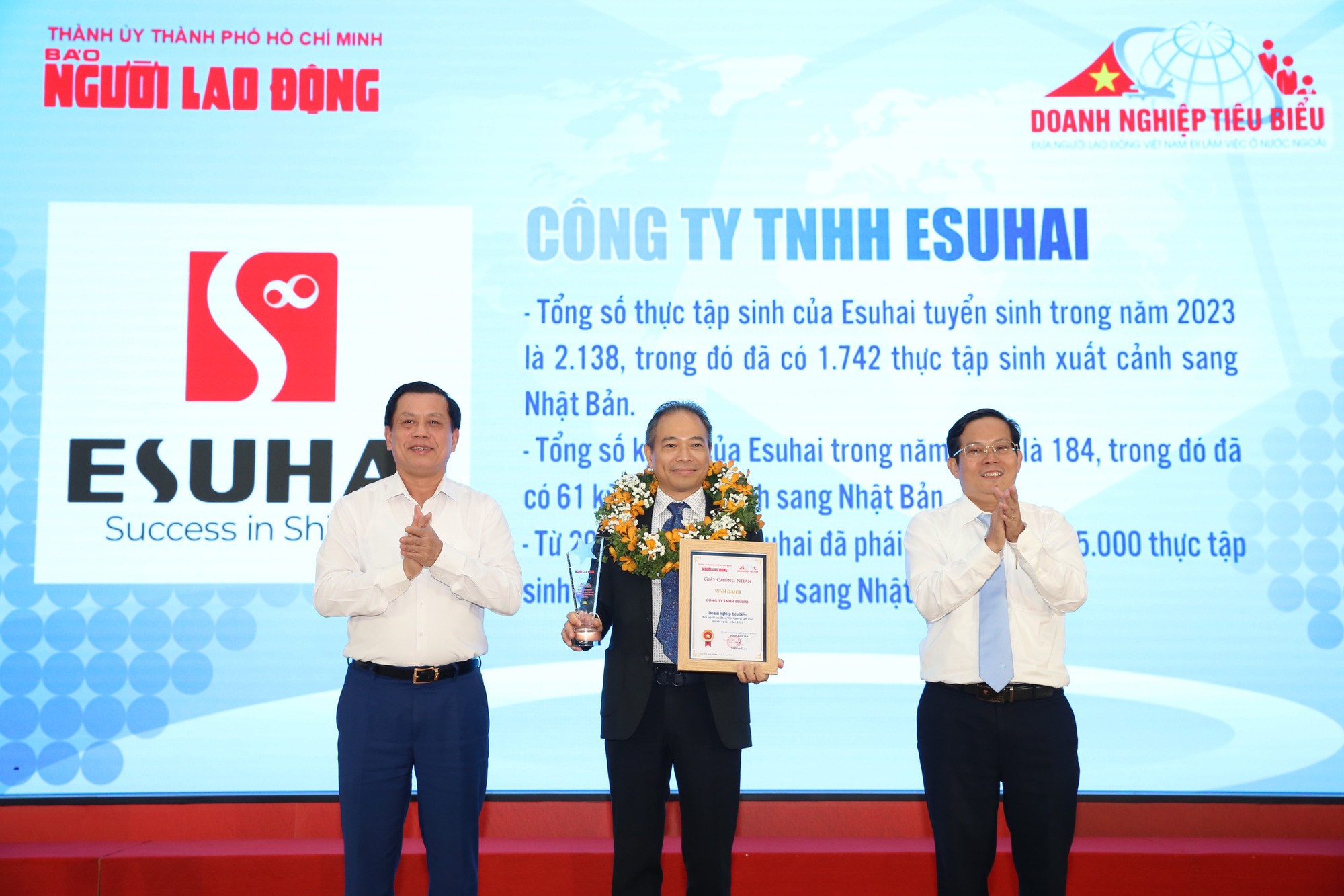 Vinh danh 12 "Doanh nghiệp xuất khẩu lao động tiêu biểu" năm 2023- Ảnh 1.