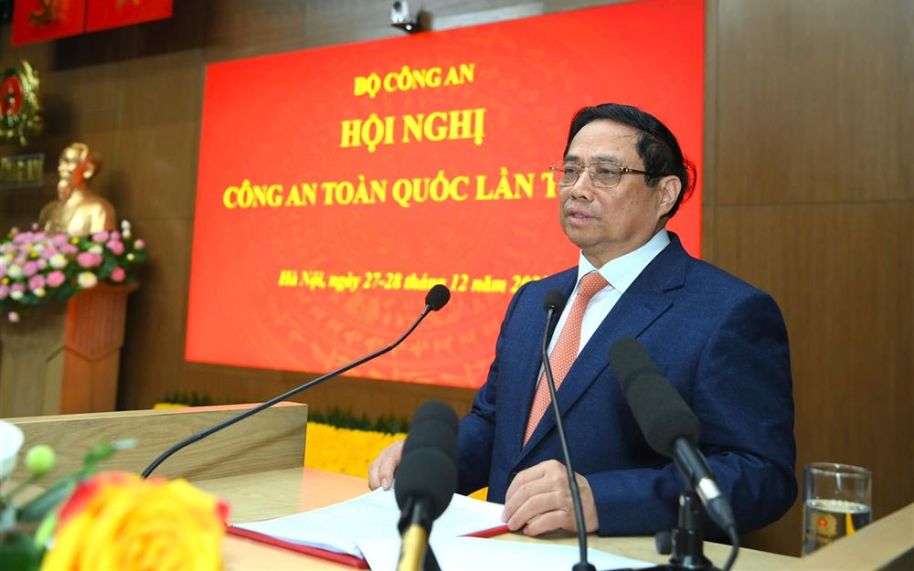 Thủ tướng: Lực lượng công an phải là điểm tựa bình yên của nhân dân