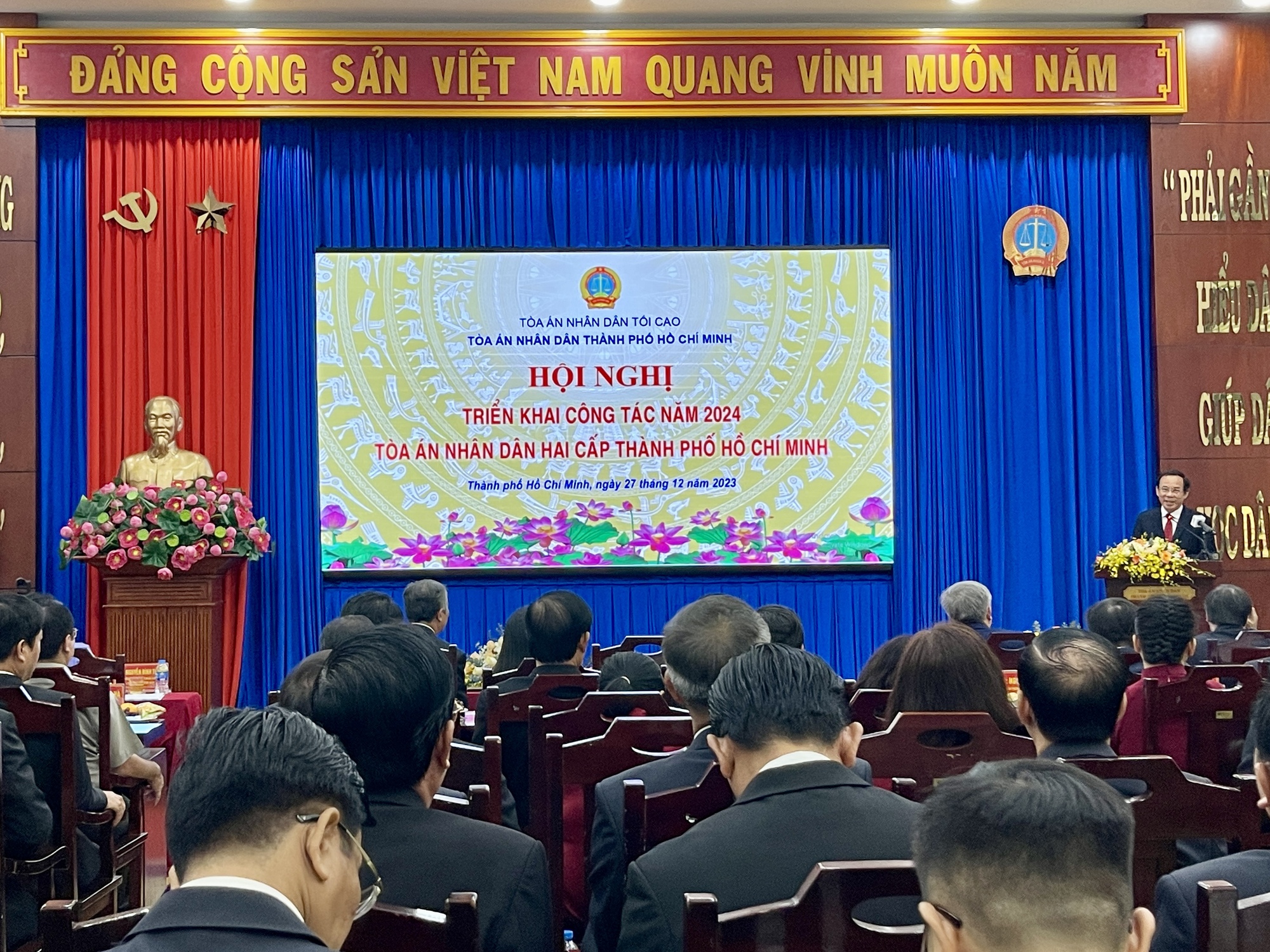 Bí thư Thành uỷ TP HCM: Một số vụ án có tội phạm mới, phức tạp… được TAND TP HCM xử lý tốt- Ảnh 1.