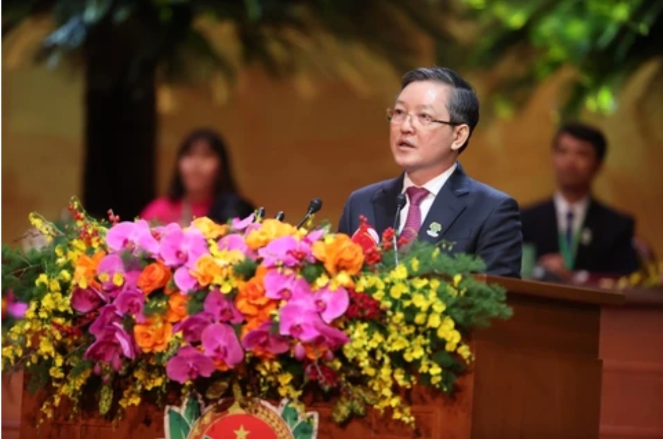 &Ocirc;ng Lương Quốc Đo&agrave;n t&aacute;i đắc cử Chủ tịch Hội N&ocirc;ng d&acirc;n Việt Nam kho&aacute; VIII- Ảnh 1.