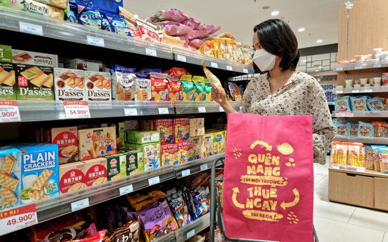 AEON Việt Nam giảm 12 triệu túi ni-long qua những sáng kiến “xanh”