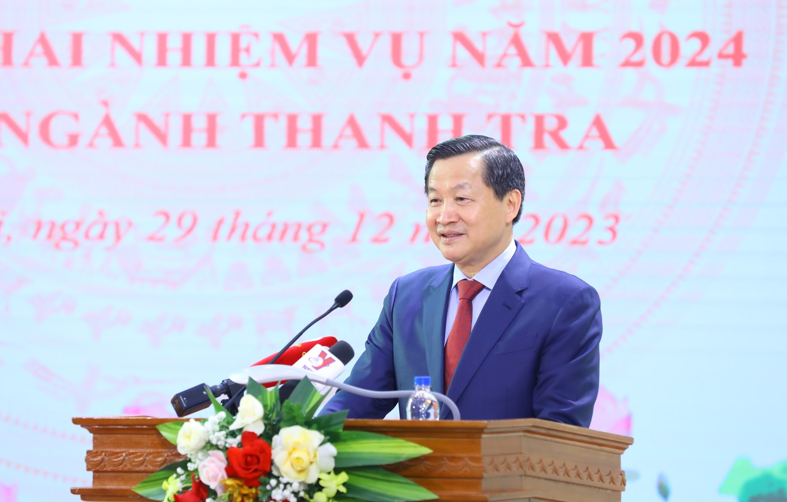Năm 2024, tập trung thanh tra lĩnh vực nhạy cảm, dễ xảy ra tham nhũng, ti&ecirc;u cực- Ảnh 1.