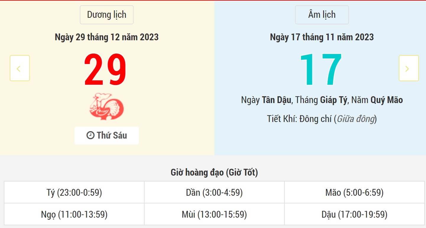 Lịch &acirc;m h&ocirc;m nay (29-12): Tốt cho việc cưới &ndash; hỏi, l&agrave;m đẹp; kh&ocirc;ng n&ecirc;n khai trương, xuất h&agrave;nh- Ảnh 1.