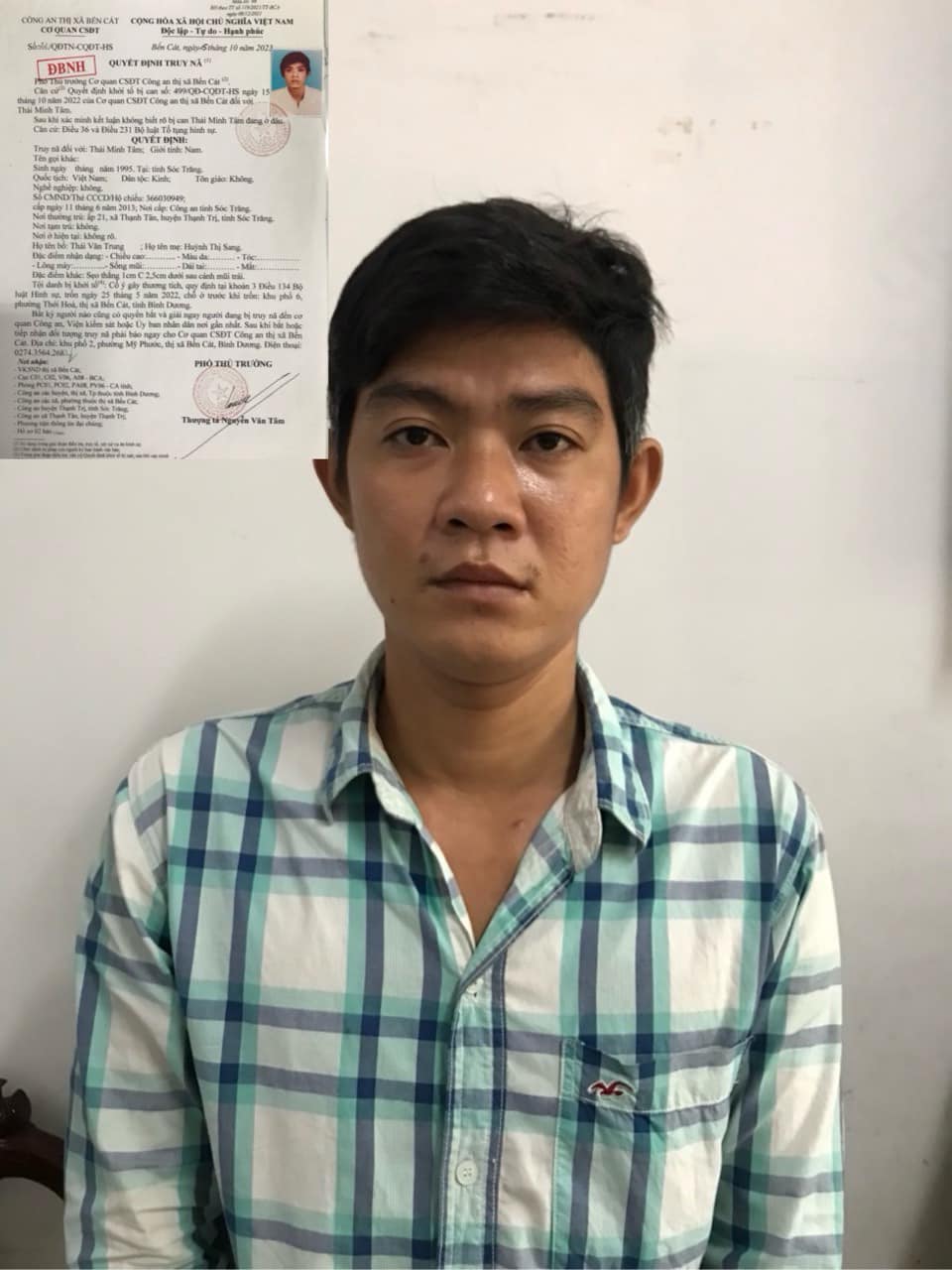 B&igrave;nh Dương: C&ocirc;ng an bắt giữ đối tượng truy n&atilde; đặc biệt- Ảnh 1.