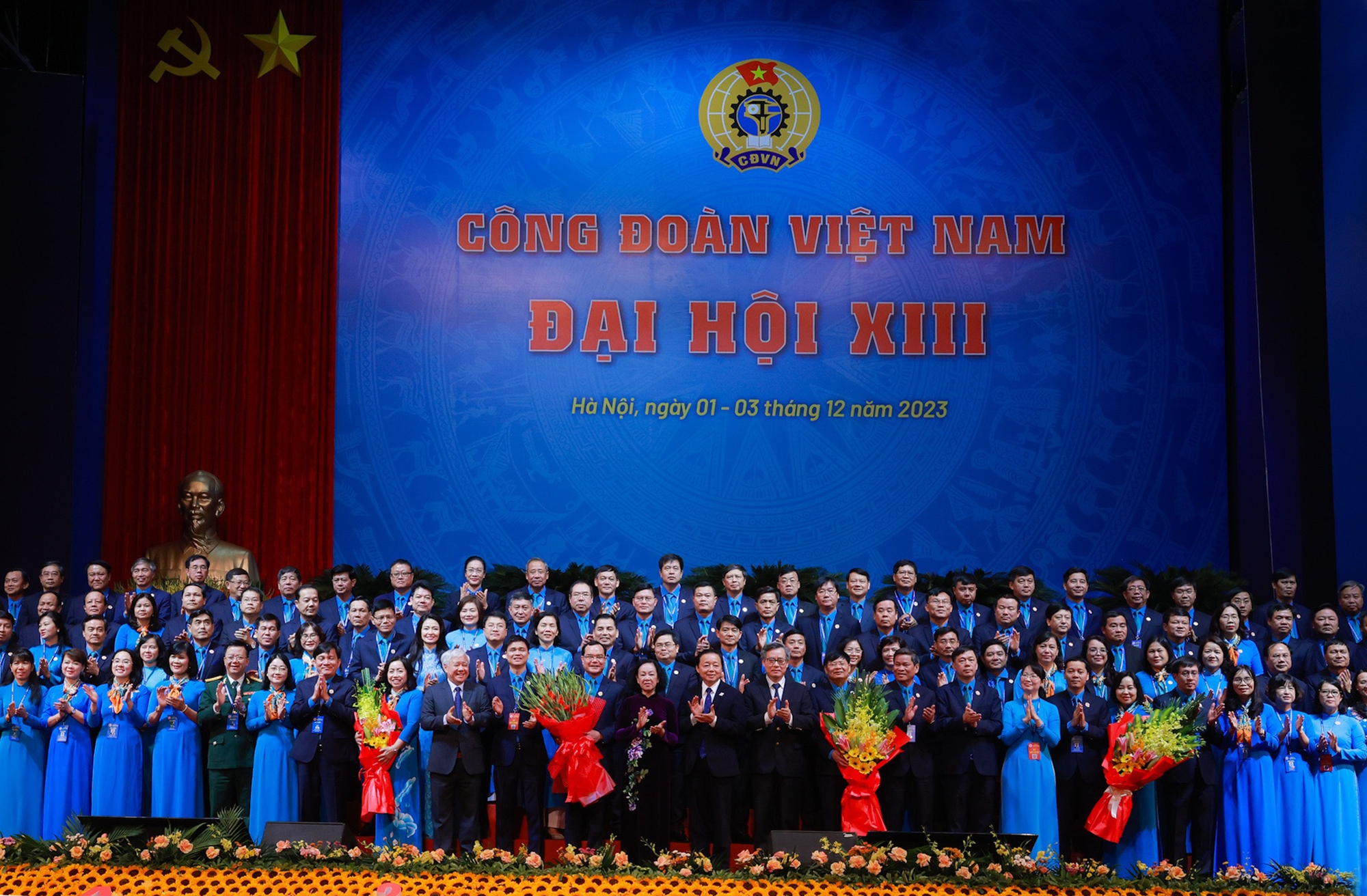 BẾ MẠC ĐẠI HỘI XIII C&Ocirc;NG ĐO&Agrave;N VIỆTNAM (NHIỆM KỲ 2023-2028): X&acirc;y dựng đội ngũ c&aacute;n bộ C&ocirc;ng đo&agrave;n bản lĩnh, t&acirc;m huyết- Ảnh 1.