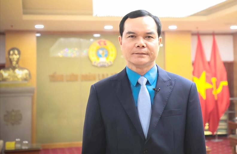 &Ocirc;ng Nguyễn Đ&igrave;nh Khang t&aacute;i đắc cử Chủ tịch Tổng LĐLĐ Việt Nam kho&aacute; XIII- Ảnh 1.