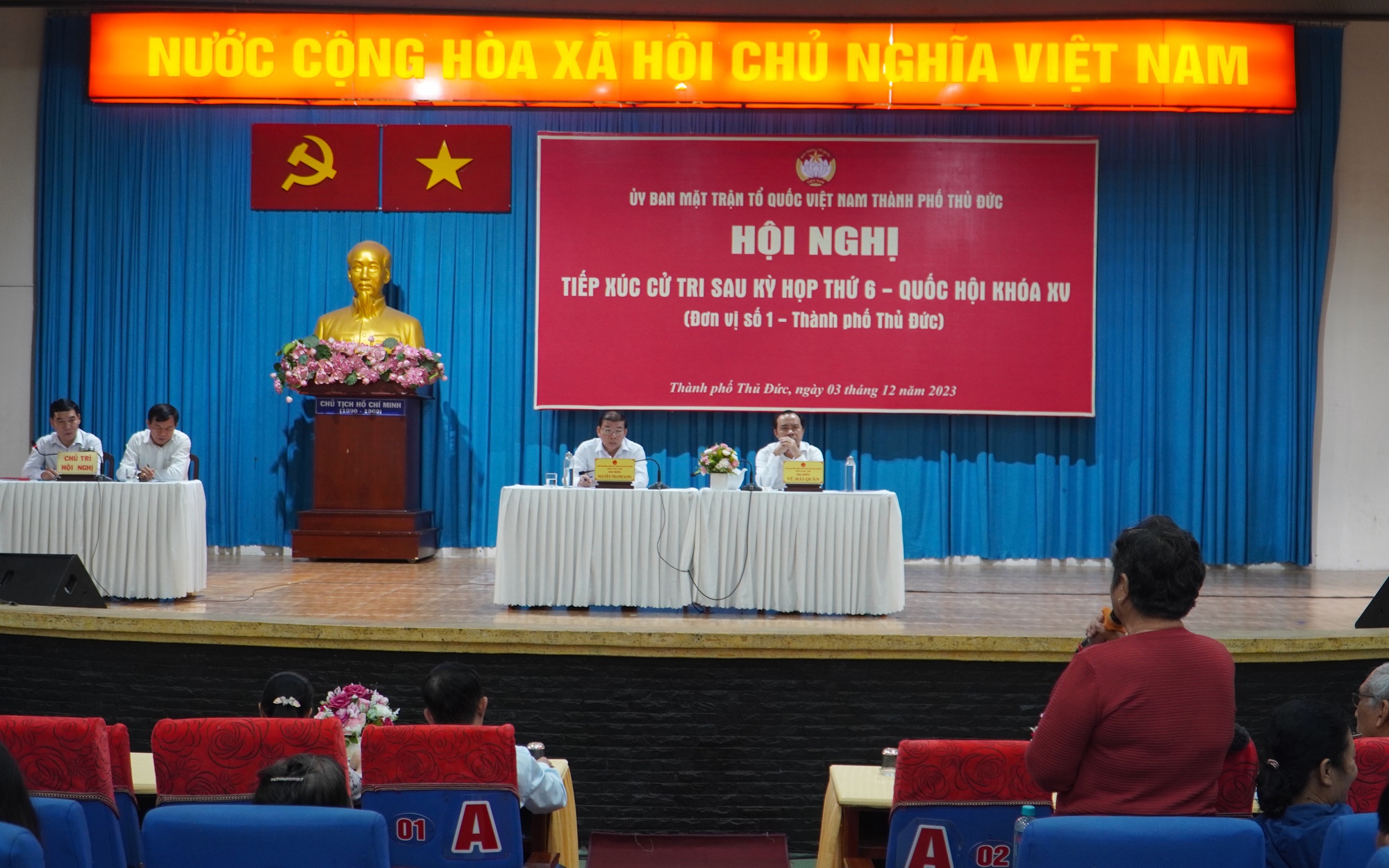 Vành đai 3 "nóng" ở tiếp xúc cử tri TP Thủ Đức