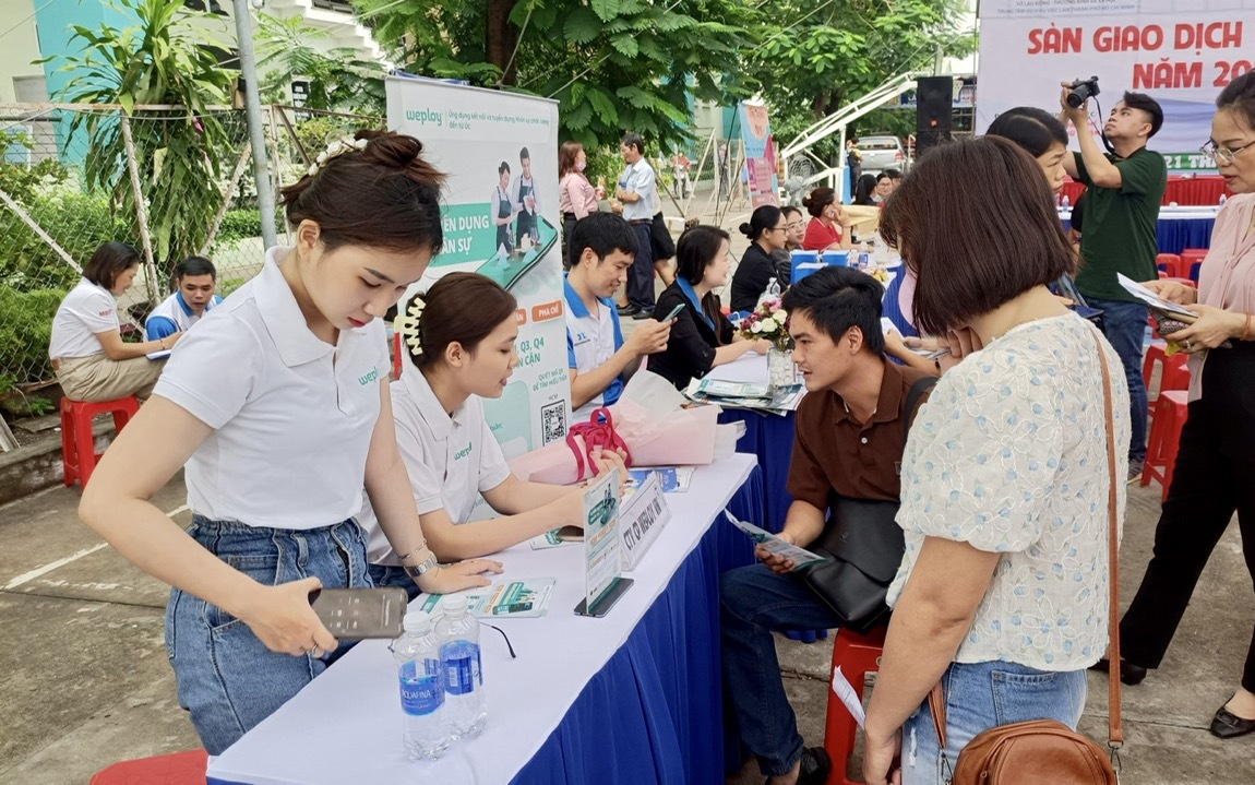 TP HCM: Người được giải quyết việc làm nhiều hơn thất nghiệp