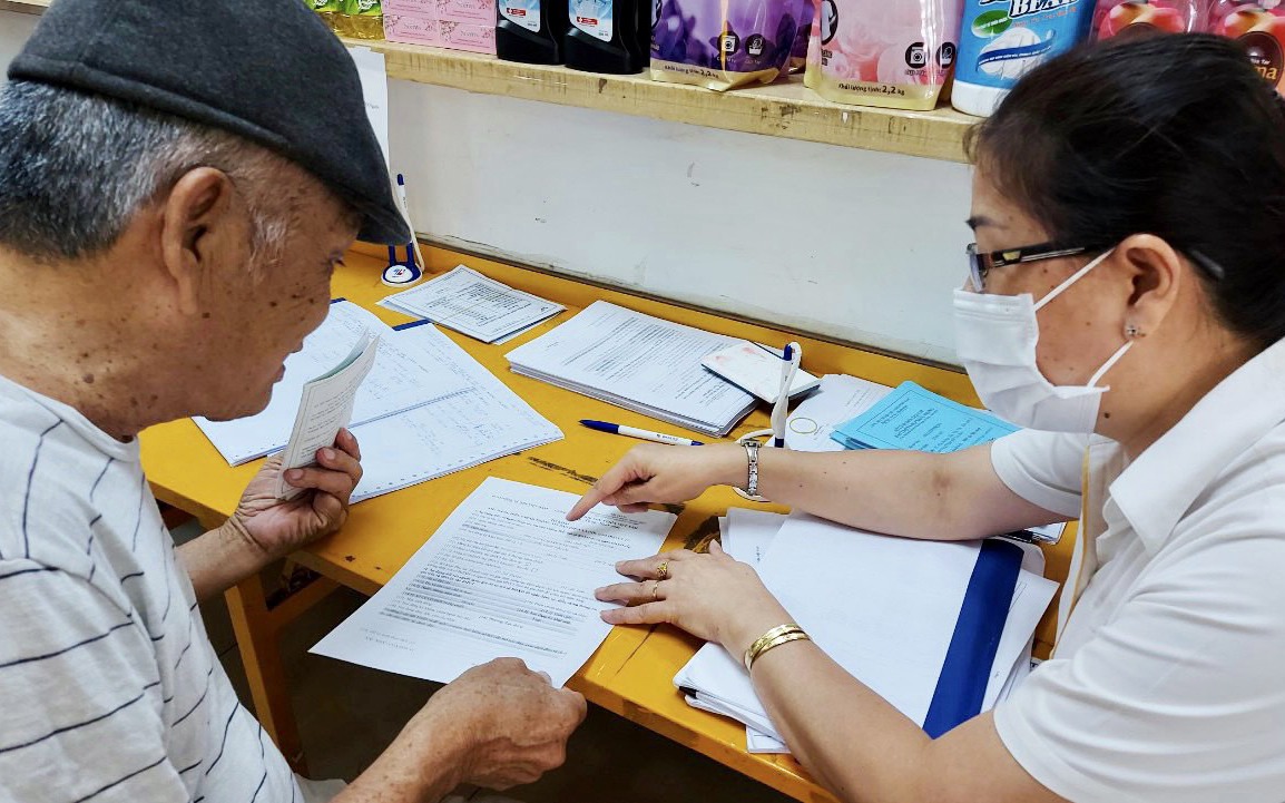 Xác minh thông tin người hưởng lương hưu qua tài khoản ngân hàng