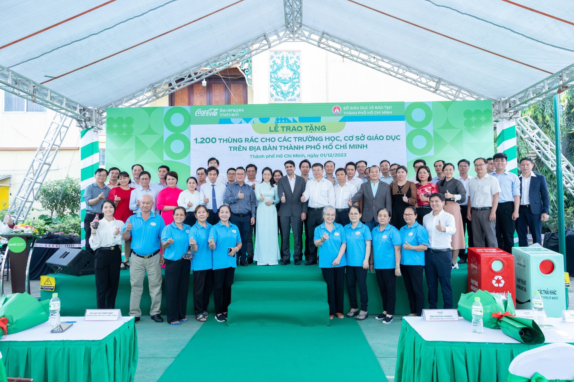 Coca-Cola Việt Nam th&uacute;c đẩy ph&acirc;n loại r&aacute;c tại trường học ở TP HCM- Ảnh 1.