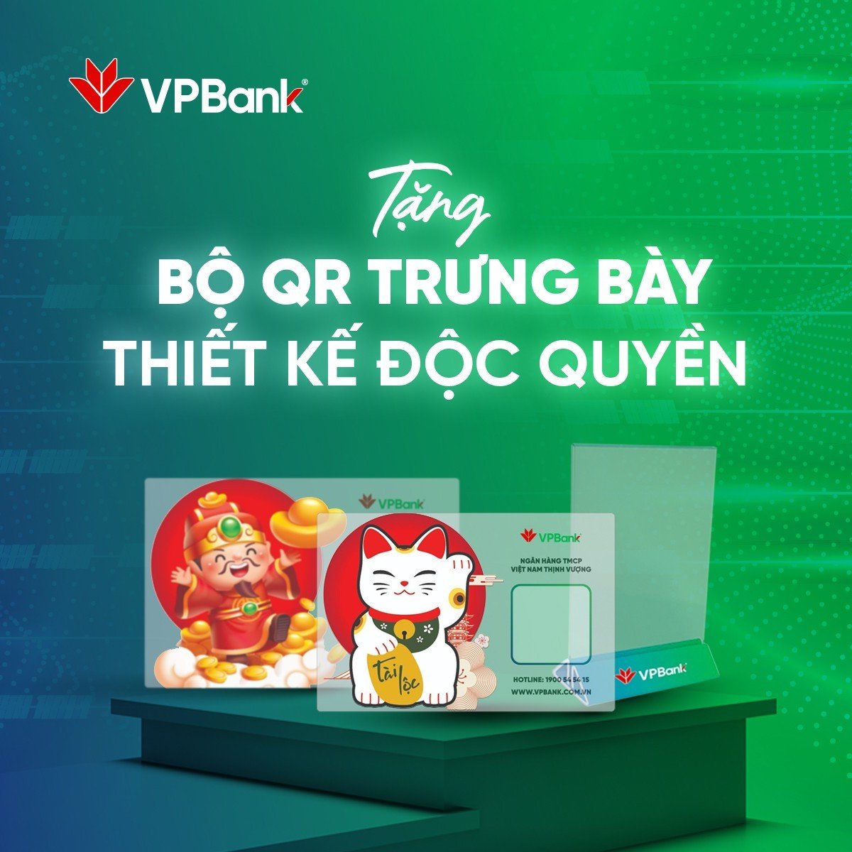 Đăng ký nhận bộ QR trưng bày hoàn toàn miễn phí với ShopQR trên VPBank NEO