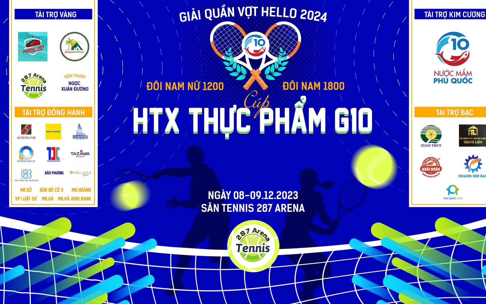 Giải Quần vợt Hello 2024: Chung tay vì cộng đồng