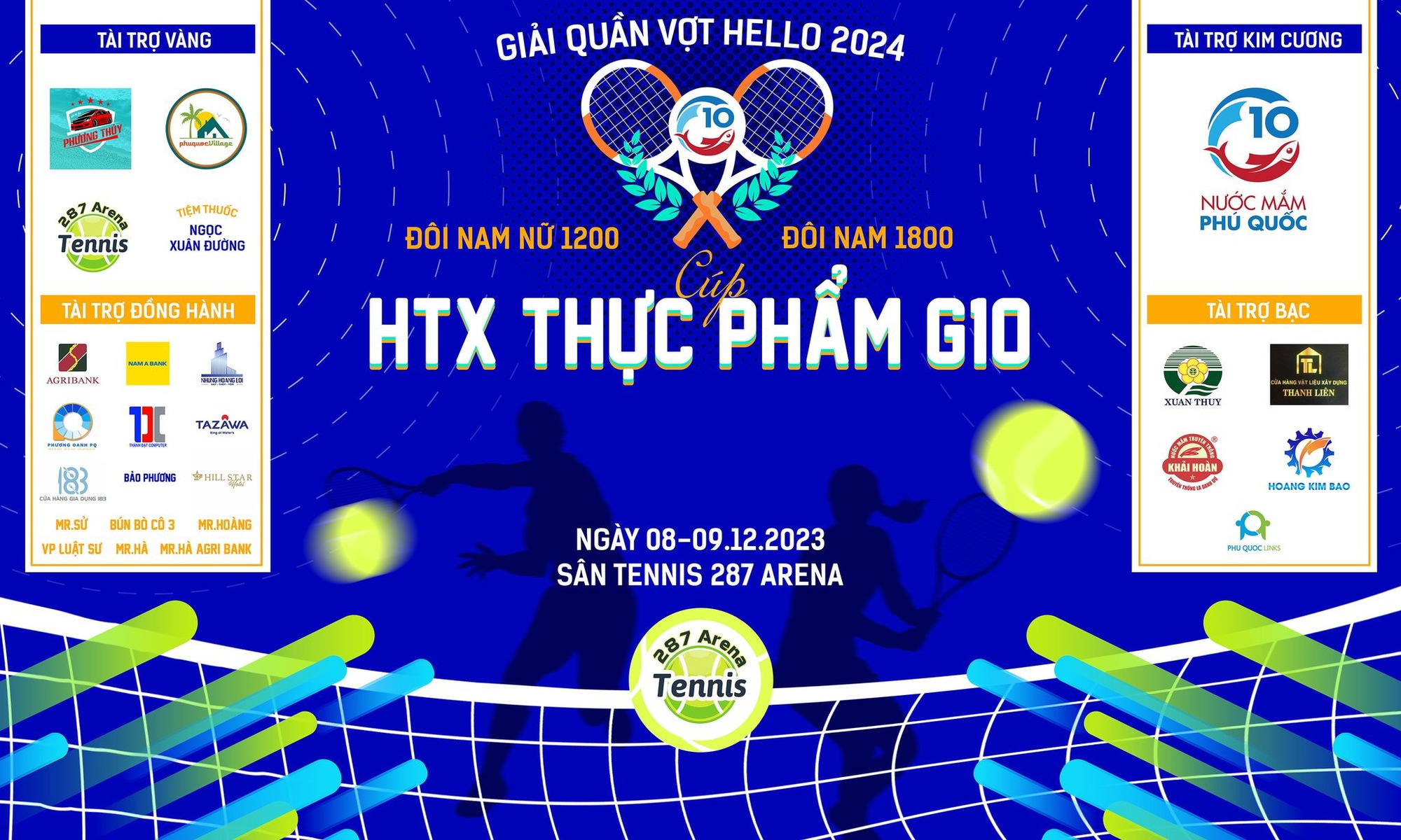Giải Quần vợt Hello 2024: Chung tay v&igrave; cộng đồng- Ảnh 1.