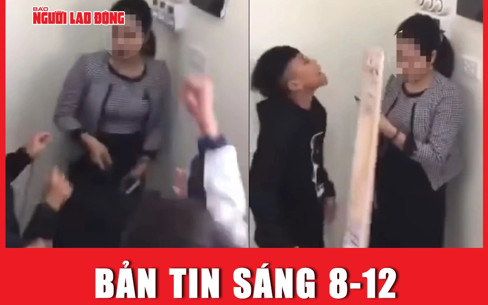 Phó Chủ tịch huyện làm việc với nhà trường vụ cô giáo bị ném dép vào mặt