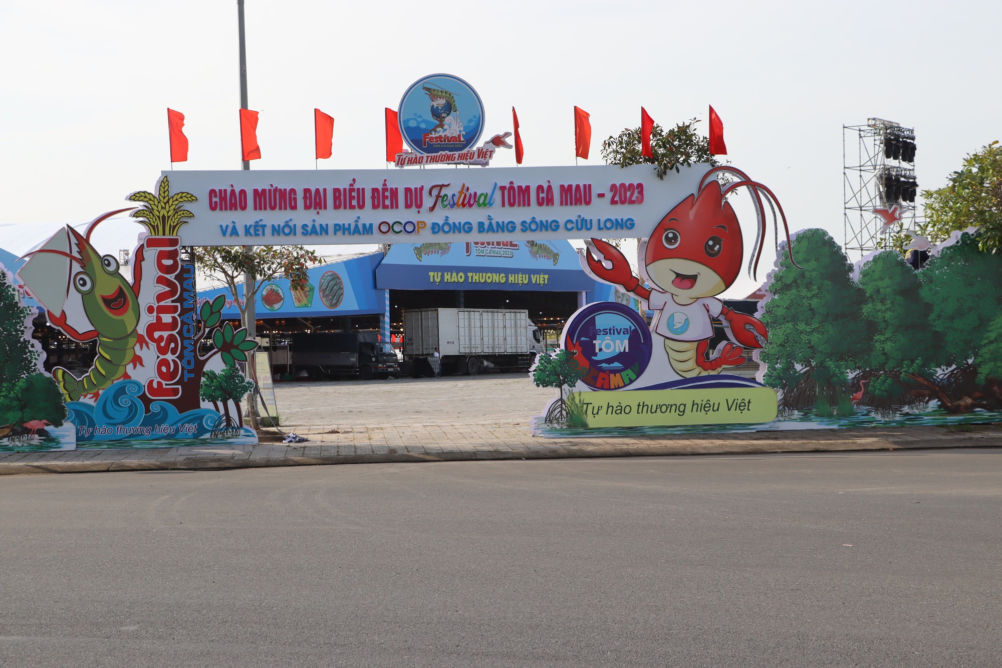 Đường phố Cà Mau rực rỡ trước ngày hội lớn- Ảnh 7.