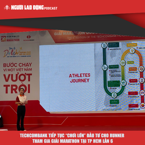 Techcombank tiếp tục “chơi lớn” đầu tư cho runner tham gia giải marathon tại TP HCM lần 6