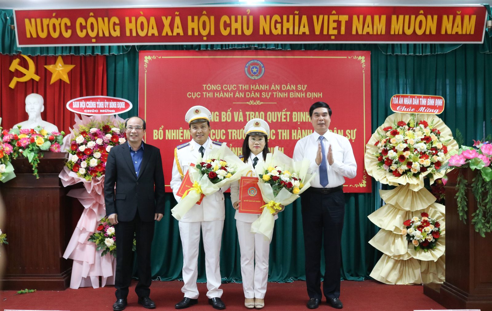 Bình Định có 2 tân Phó Cục trưởng Cục Thi hành án dân sự- Ảnh 1.