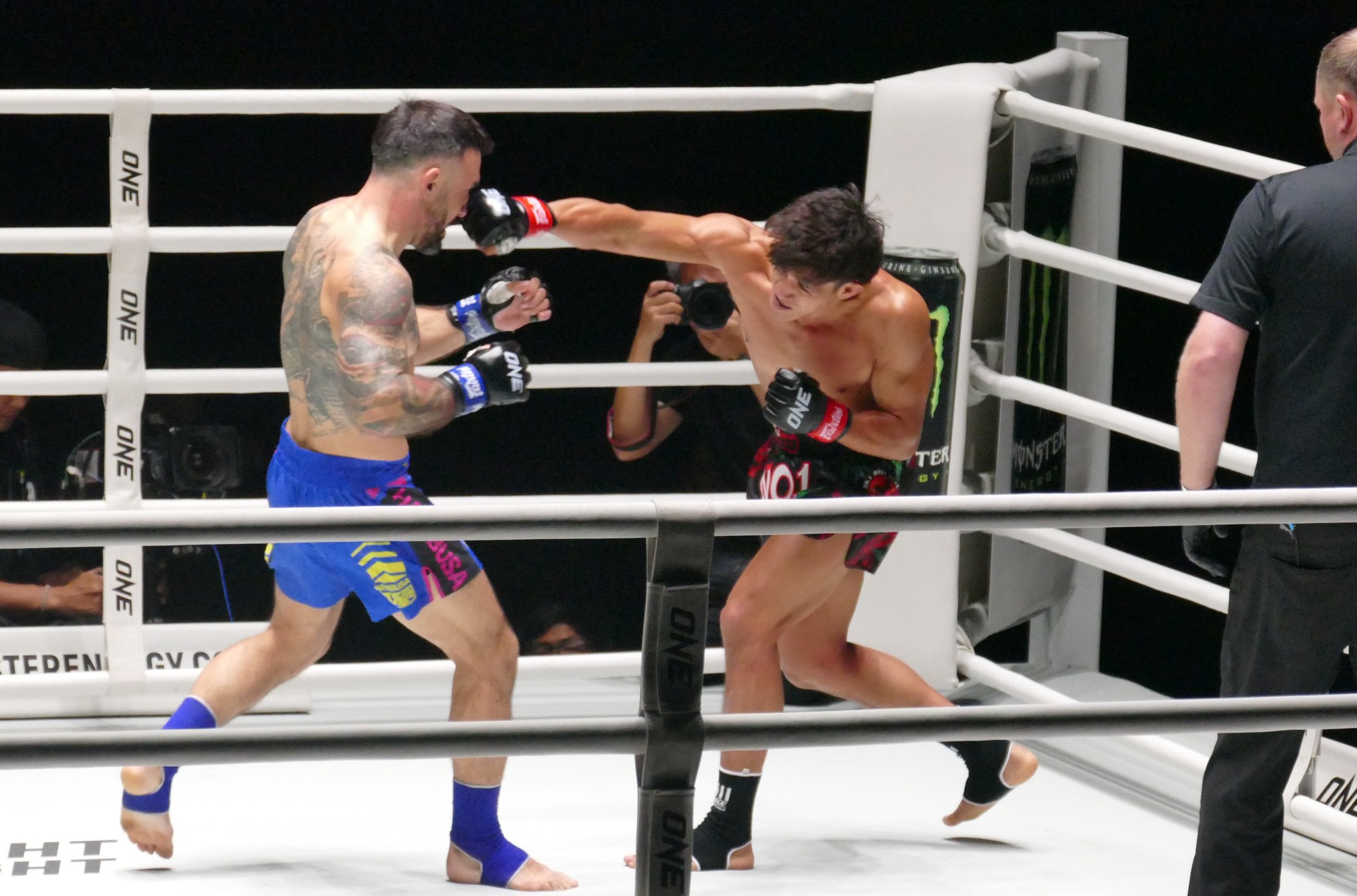 Nguyễn Trần Duy Nhất thua knockout trước v&otilde; sĩ ch&acirc;u &Acirc;u- Ảnh 1.
