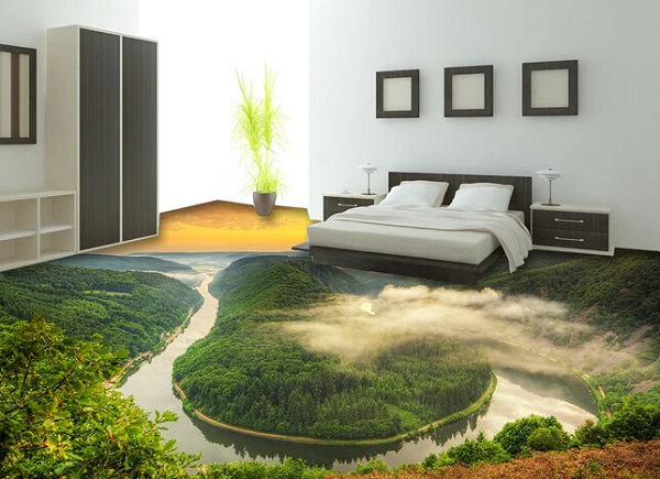 Xu hướng sử dụng gạch l&aacute;t nền 3D - Ảnh 1.