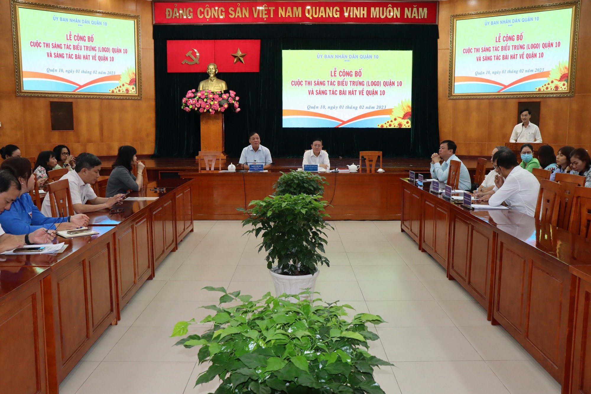 TP HCM: Quận 10 ph&aacute;t động Cuộc thi s&aacute;ng t&aacute;c biểu trưng v&agrave; b&agrave;i h&aacute;t - Ảnh 1.